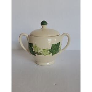 Vintage Franciscan Ware American Ivy Sugar Bowl W Lid
